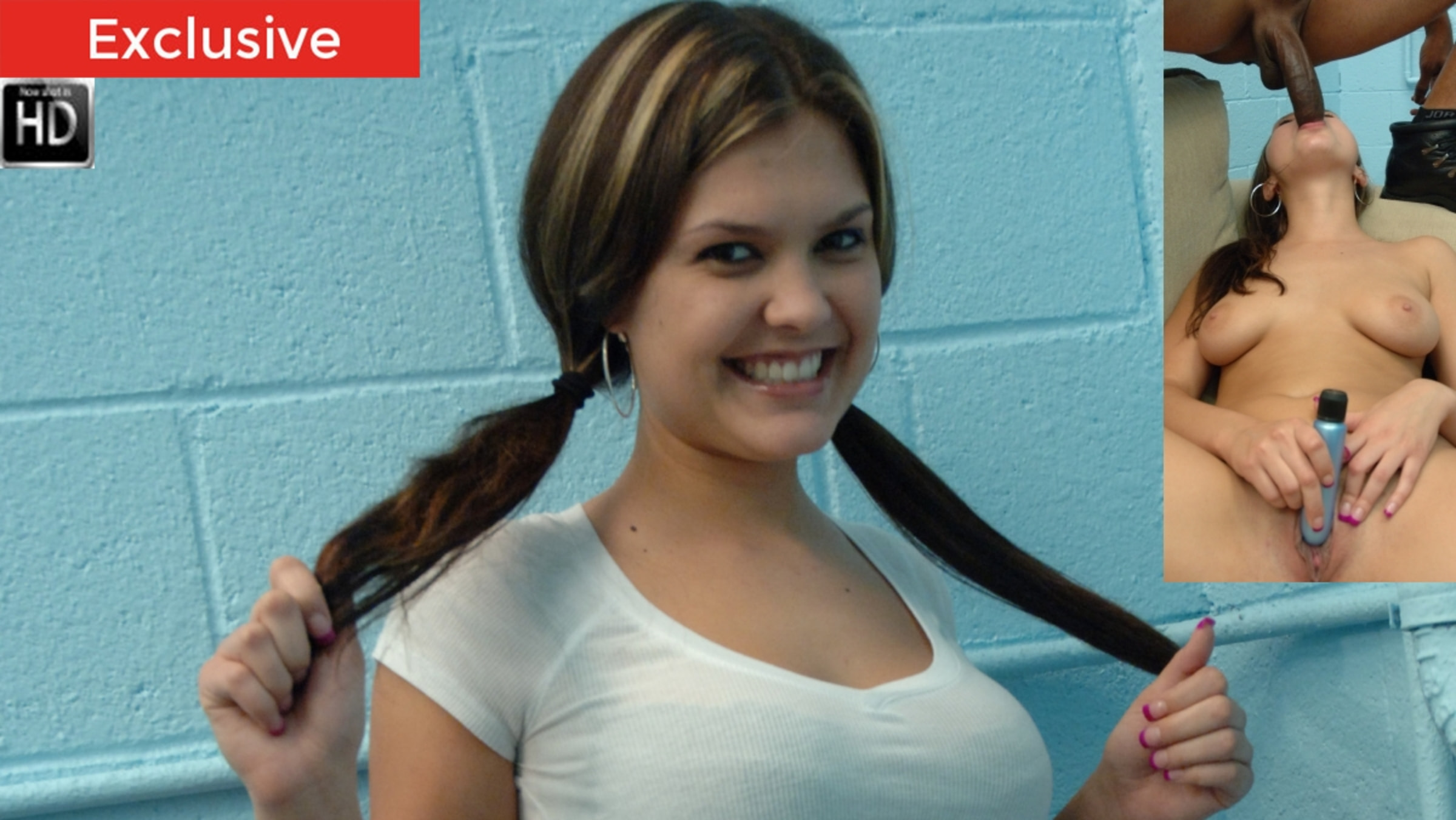 Vanessa Takes The Big Black Monster